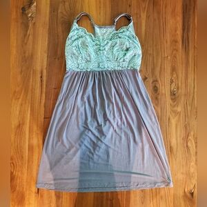 Kindred Bravely Lucille Nightgown - Blue/Grey Size M